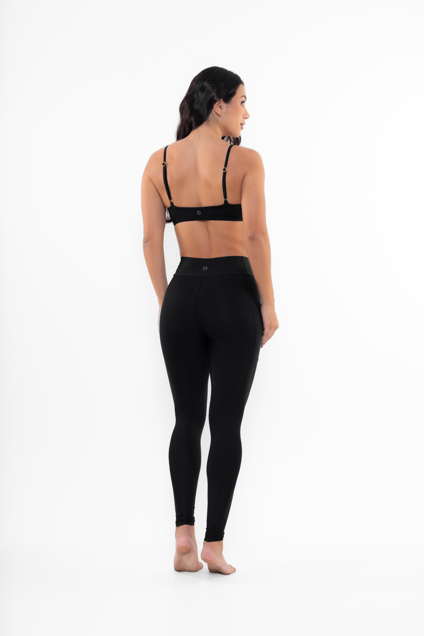 Legging Run C/Bolsos - Black